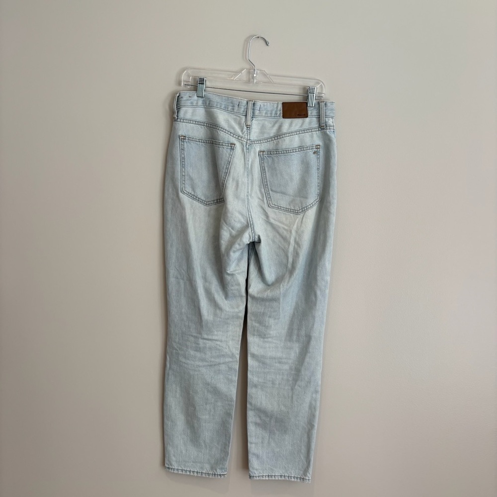 Madewell Light Blue Straight Leg Jeans - Picture 4 of 11